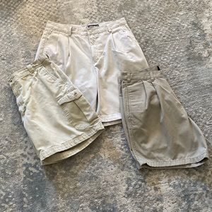 Bundle of 3 men’s khaki shorts